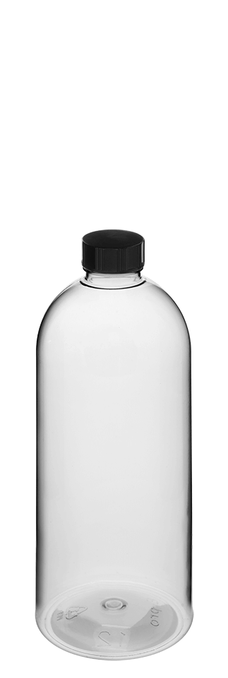 Okrągła butelka bostońska 500ml 28/410 PET bezbarwny W29,5g #2